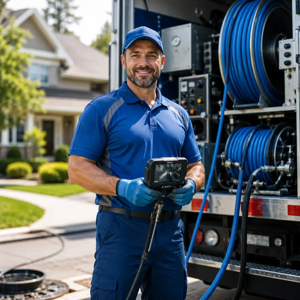 Local outdoor drain cleaning specialists in Struthers, OH